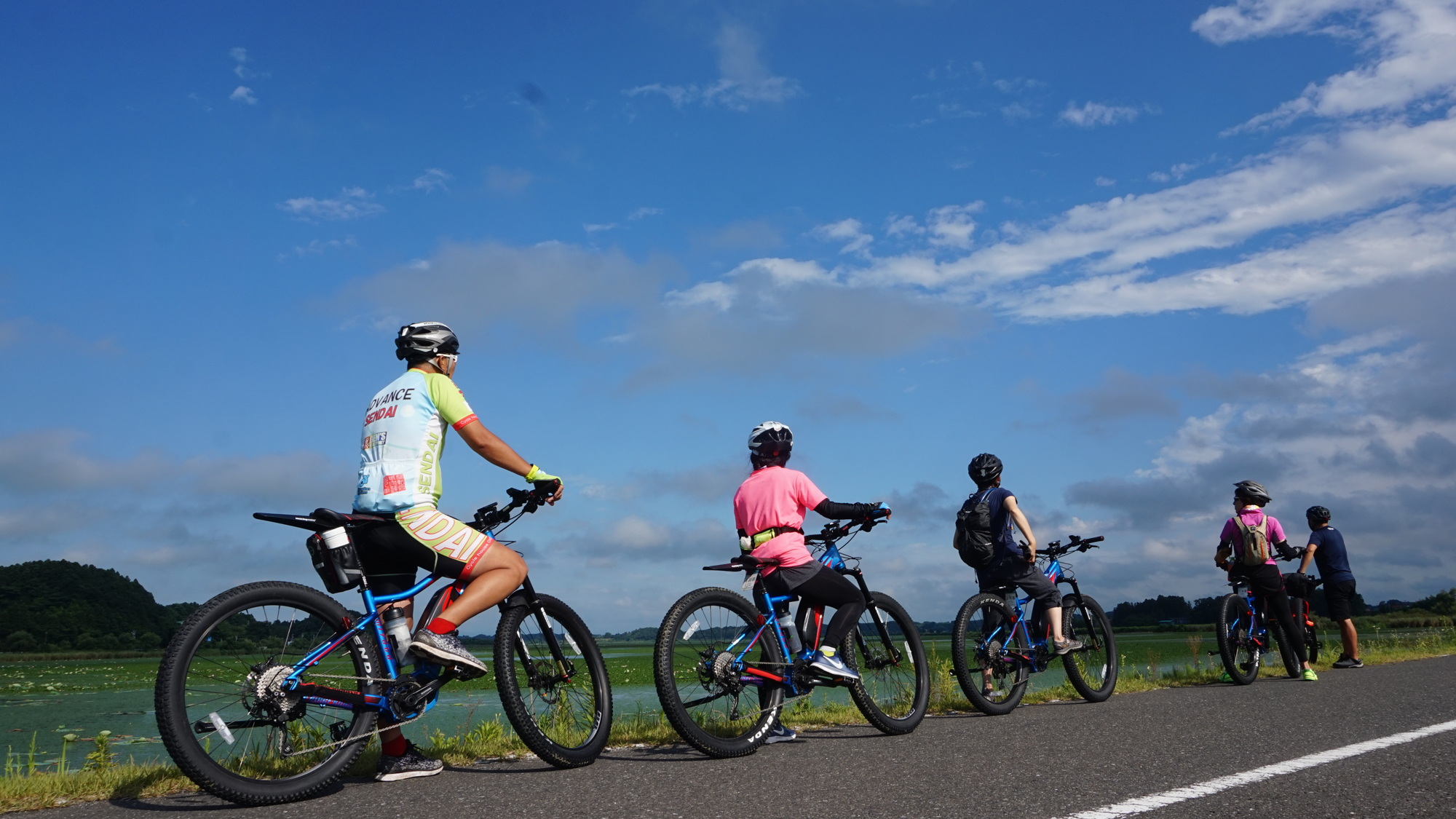 農村サイクリング「伊豆沼・内沼一周とはすまつり」